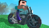 Nubik Rides a Motorcycle