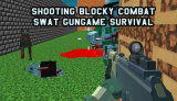 Shooting Blocky Combat Swat GunGame Survival